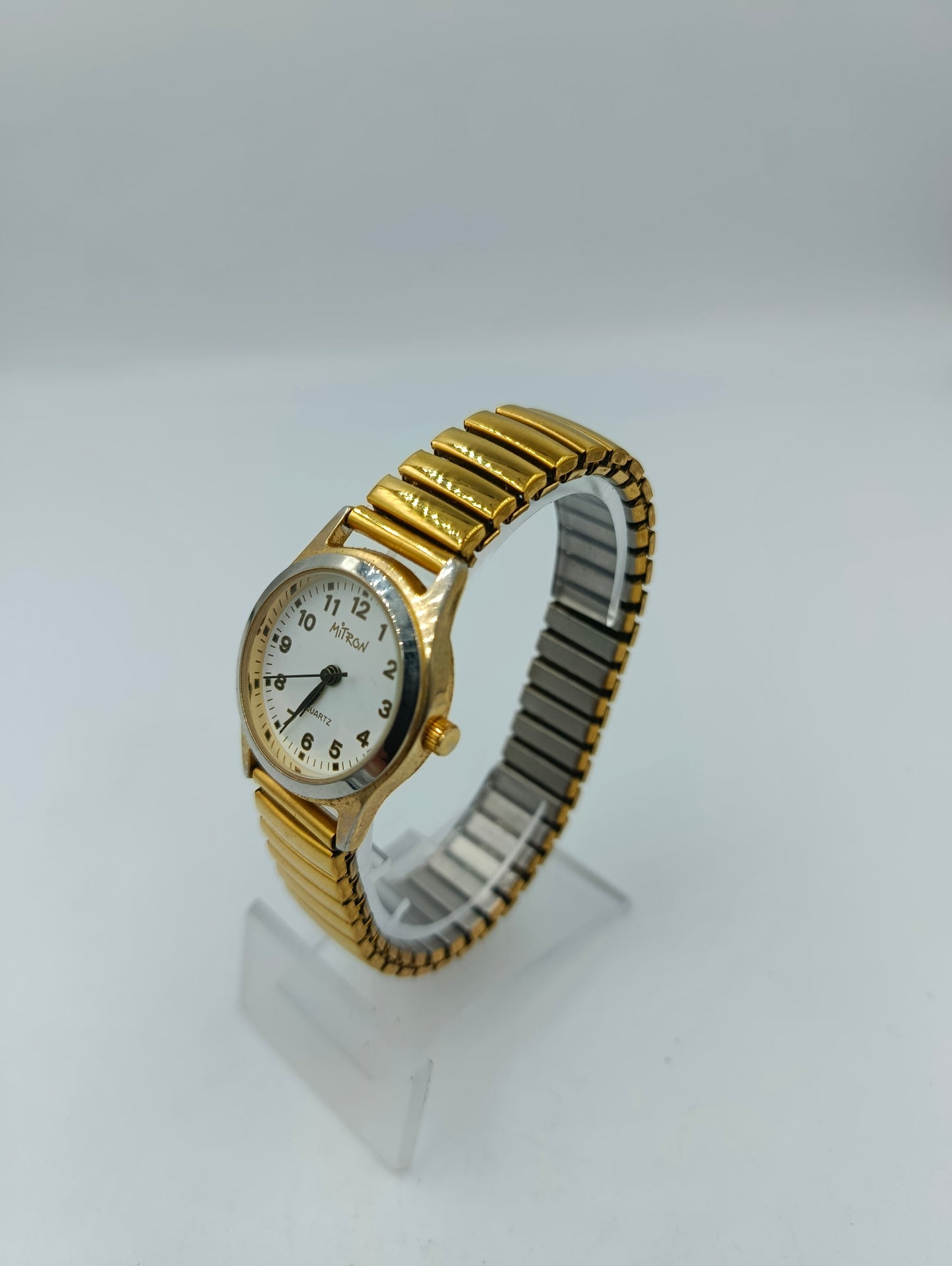 Mitron Armbanduhr Goldfarben Elastisch Klassisch Elegant