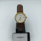 Junghans Armbanduhr Gold Braun Lederband Klassisch Elegant