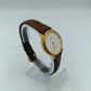 Junghans Armbanduhr Gold Braun Lederband Klassisch Elegant