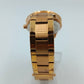 Fossil Armbanduhr Roségold Edelstahl Strass Chronograph Stilvoll