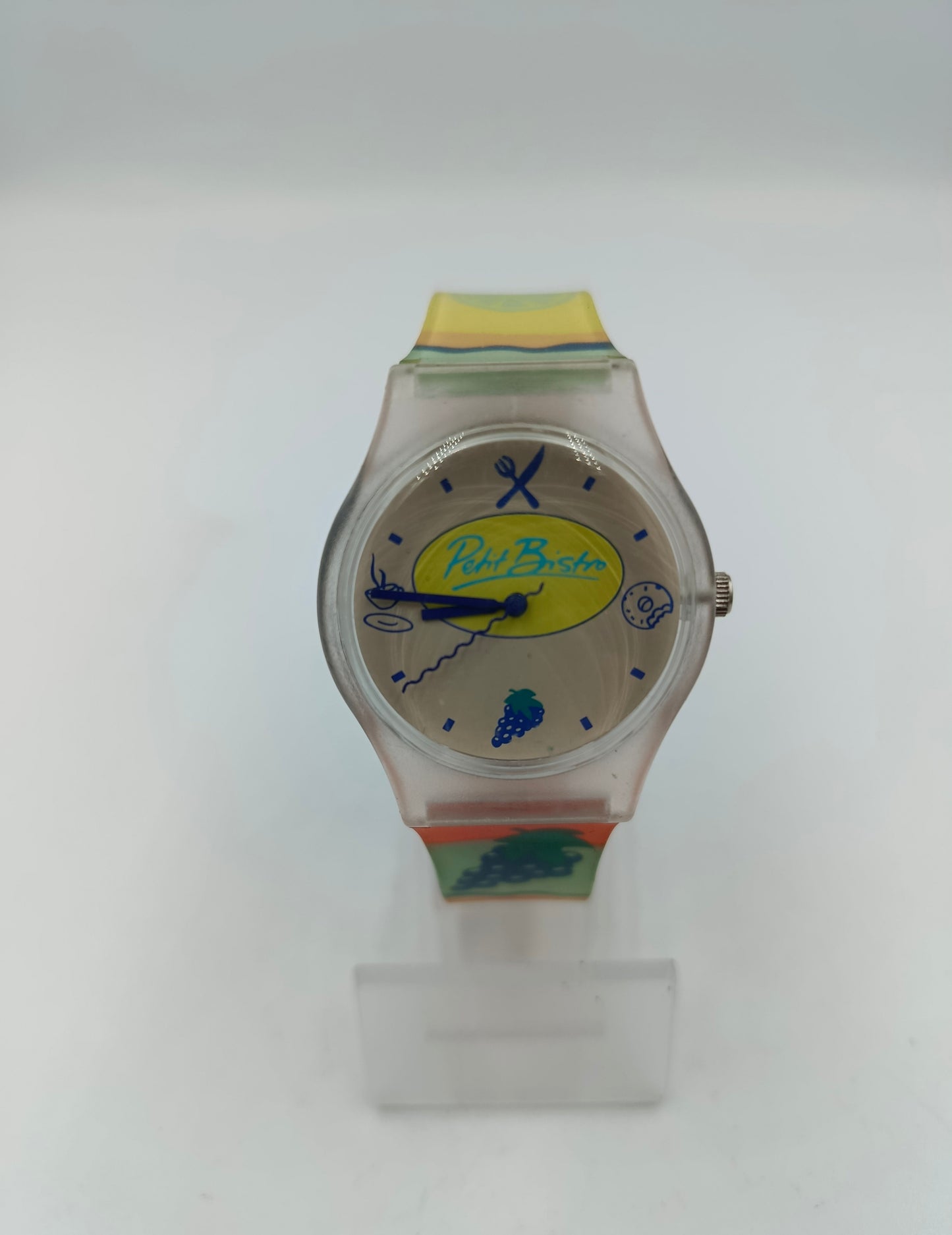 Petit Bistro Kinderuhr mit buntem Obstarmband