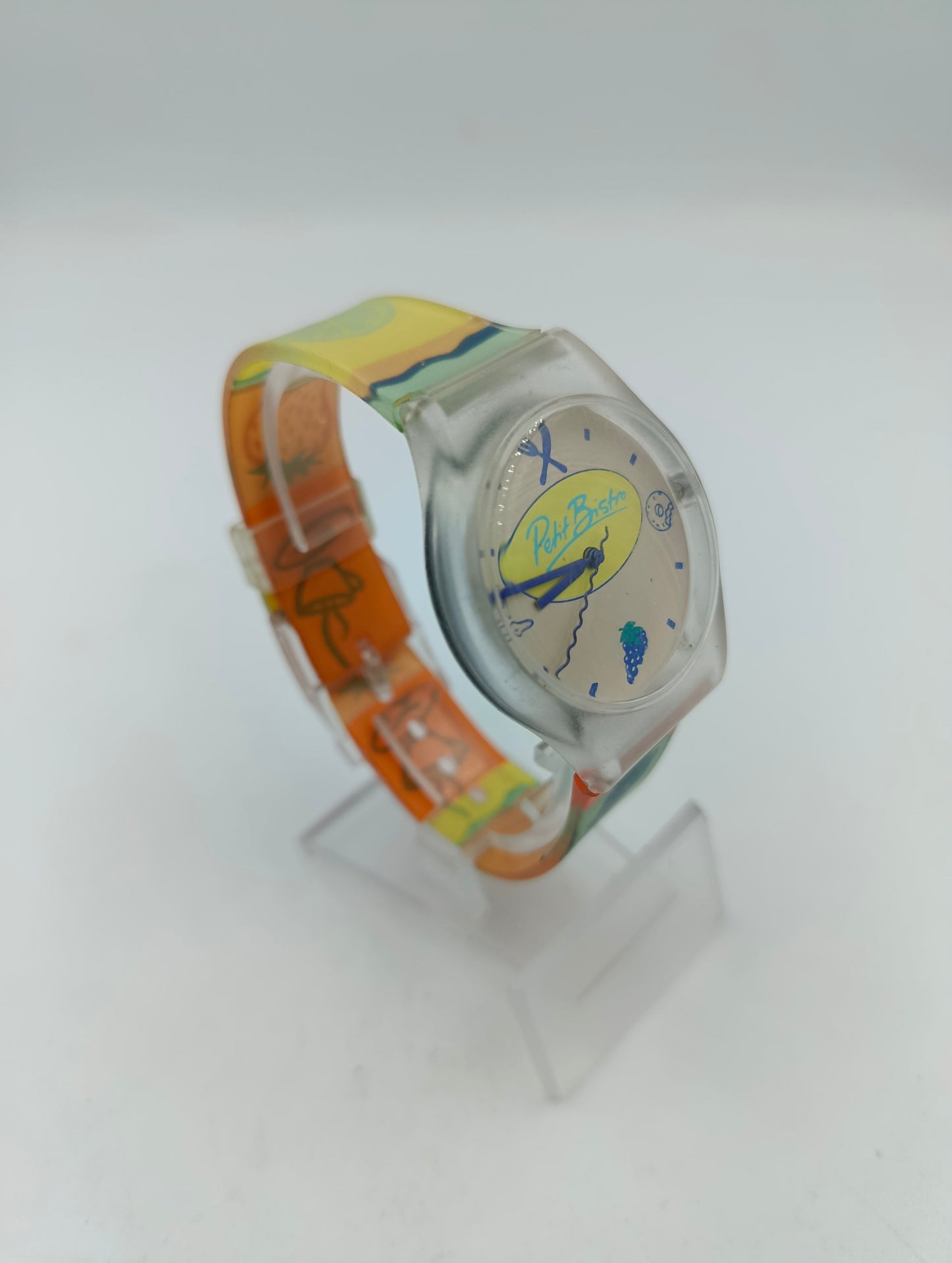 Petit Bistro Kinderuhr mit buntem Obstarmband