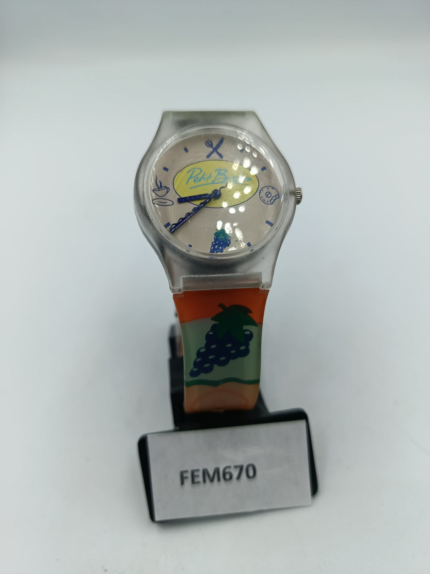 Petit Bistro Kinderuhr mit buntem Obstarmband