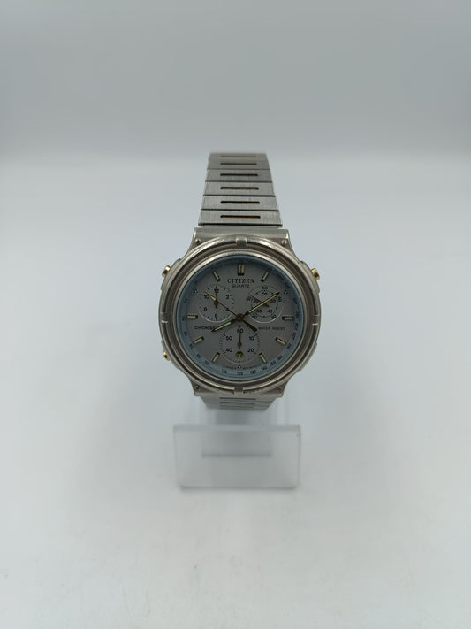 Citizen Quartz Chronograph Herrenarmbanduhr Edelstahl
