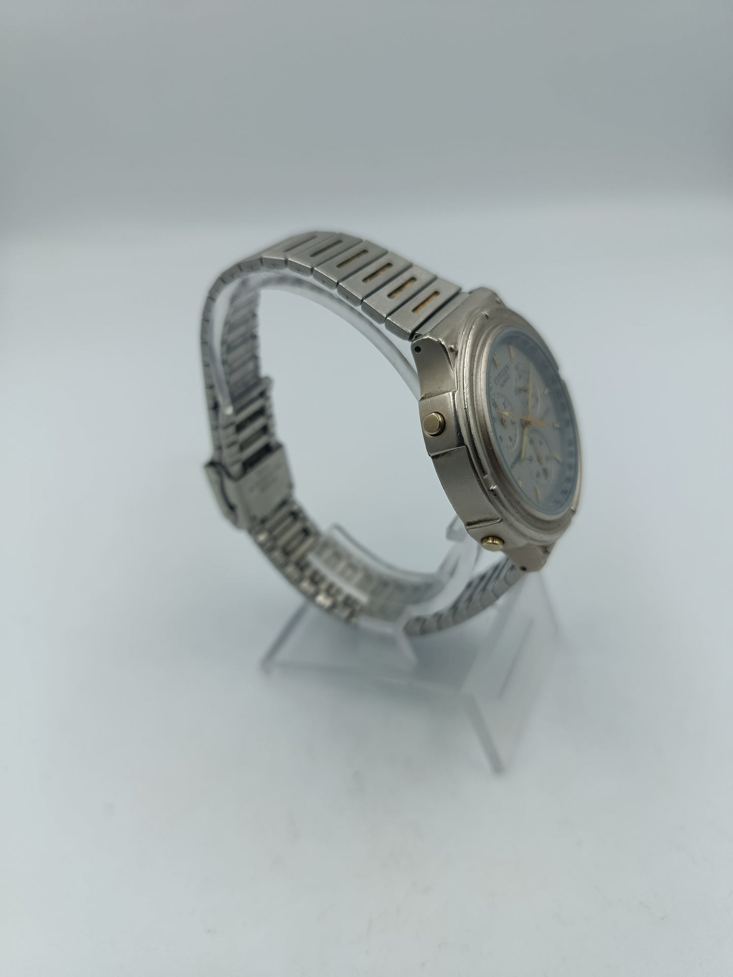 Citizen Quartz Chronograph Herrenarmbanduhr Edelstahl