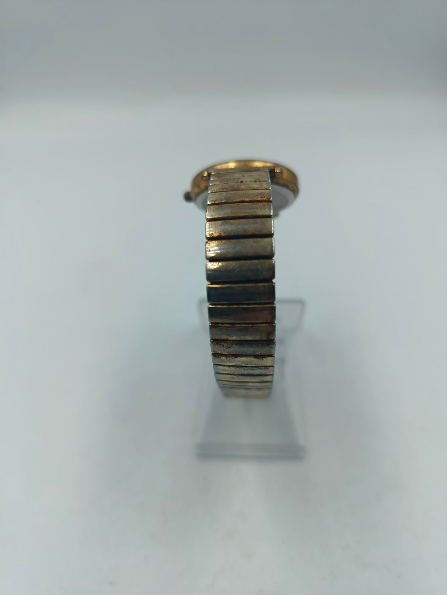 Junghans Quartz Damenarmbanduhr Goldfarben mit elastischem Armband