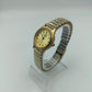 Miton Quartz Armbanduhr Gold Silber Elastikband