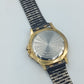 Swanson Japan Quartz Armbanduhr Blau Gold mit Datumsanzeige