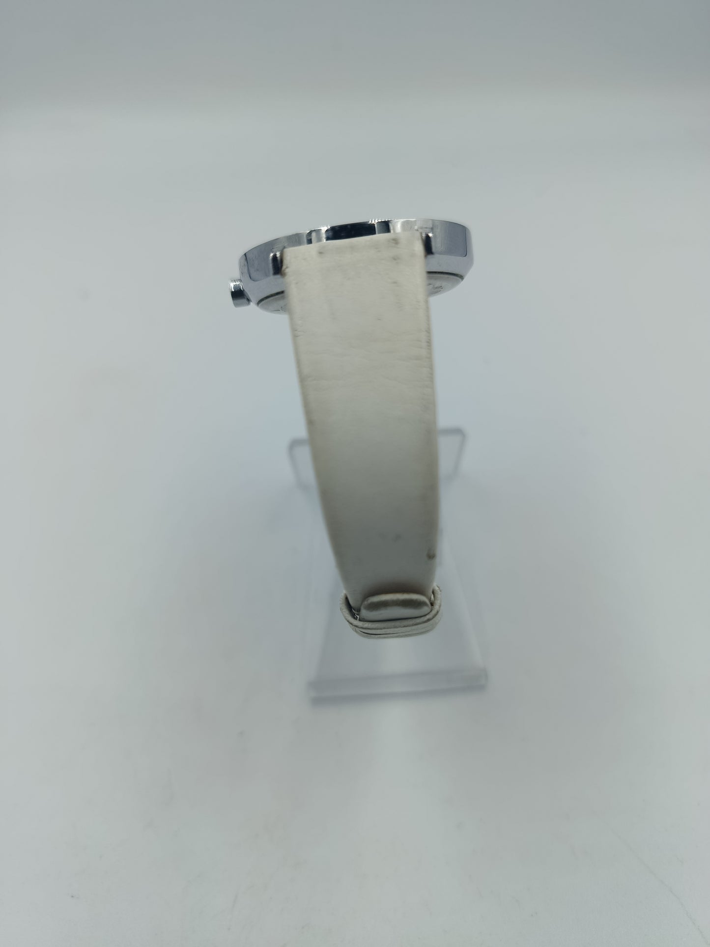 BU Herren und Damen Armbanduhr Minimalistisch Weiß Silber Quartz