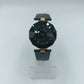Omax Damenarmbanduhr Schwarz Gold Swiss Quartz
