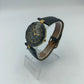 Omax Damenarmbanduhr Schwarz Gold Swiss Quartz