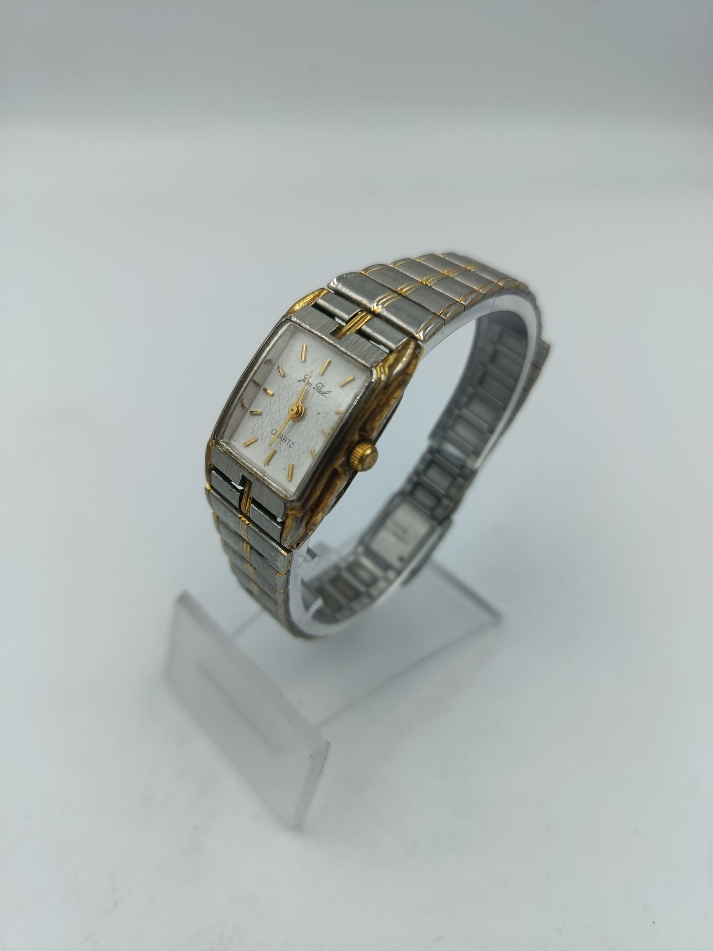 Jean Paul Armbanduhr Bicolor Rechteckig Quartz