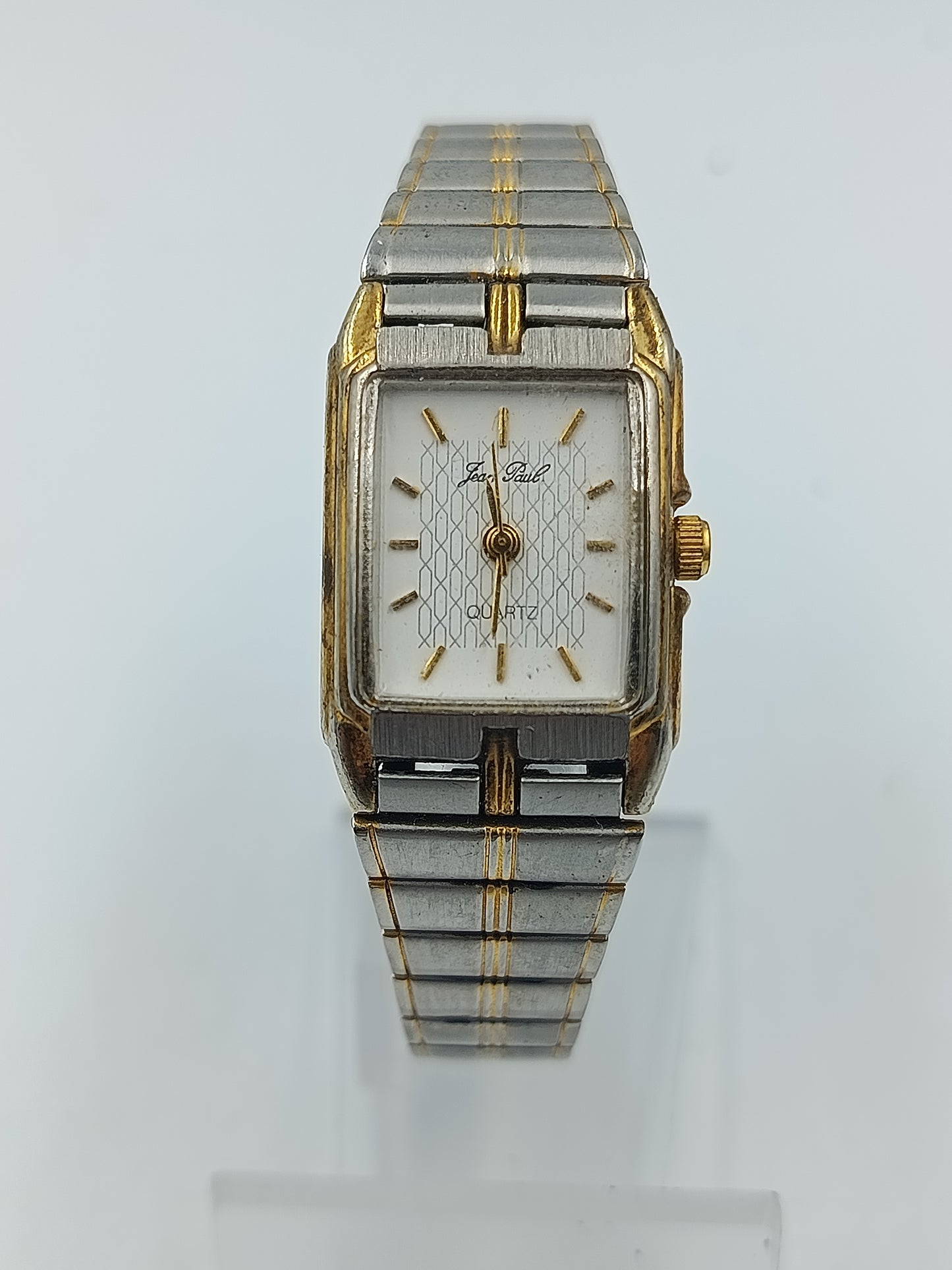 Jean Paul Armbanduhr Bicolor Rechteckig Quartz