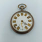 Antike Taschenuhr Mechanisch Versilbert mit Gravur