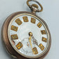 Antike Taschenuhr Mechanisch Versilbert mit Gravur
