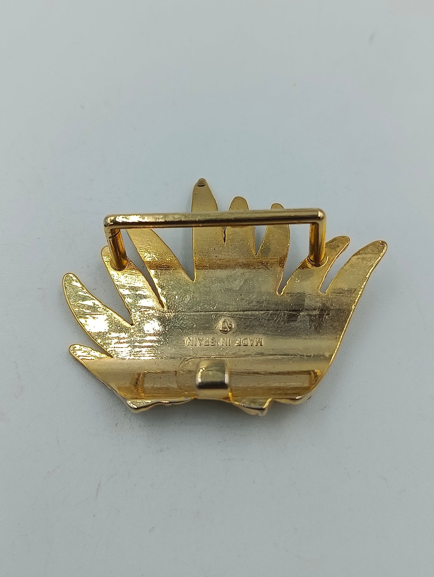 Goldfarbene Anhänger Made in Spain Vintage Design