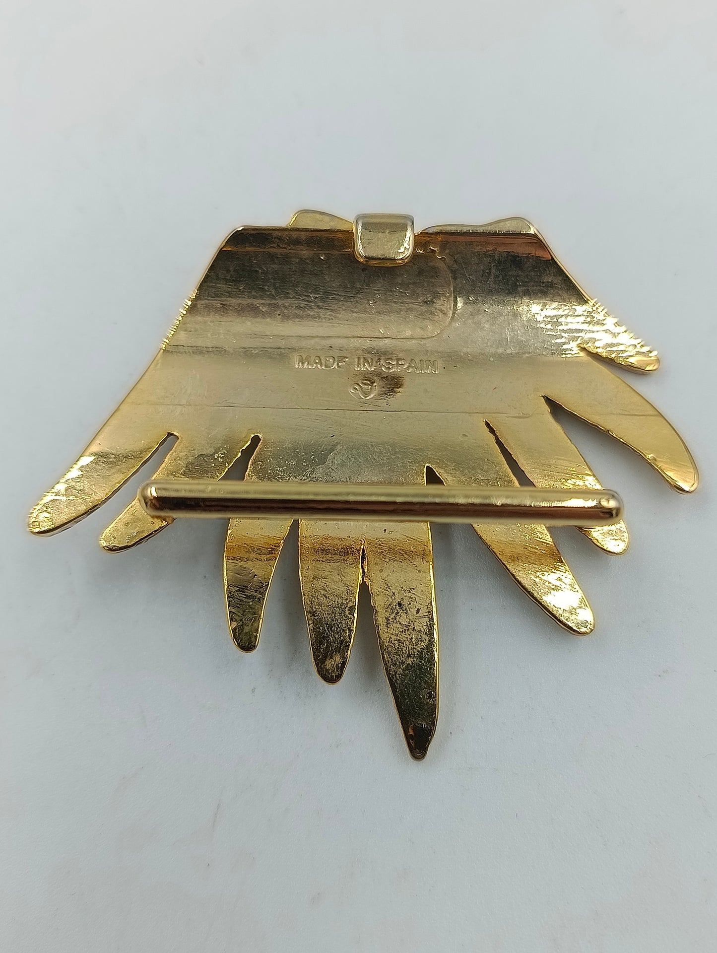 Goldfarbene Anhänger Made in Spain Vintage Design