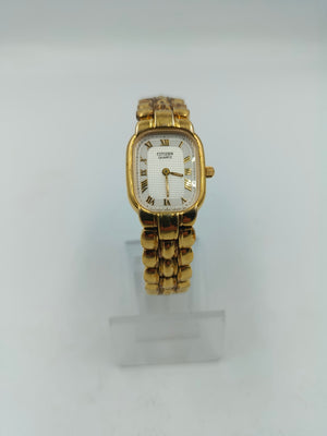Citizen Quartz Damenuhr Goldfarben Klassisch Elegant