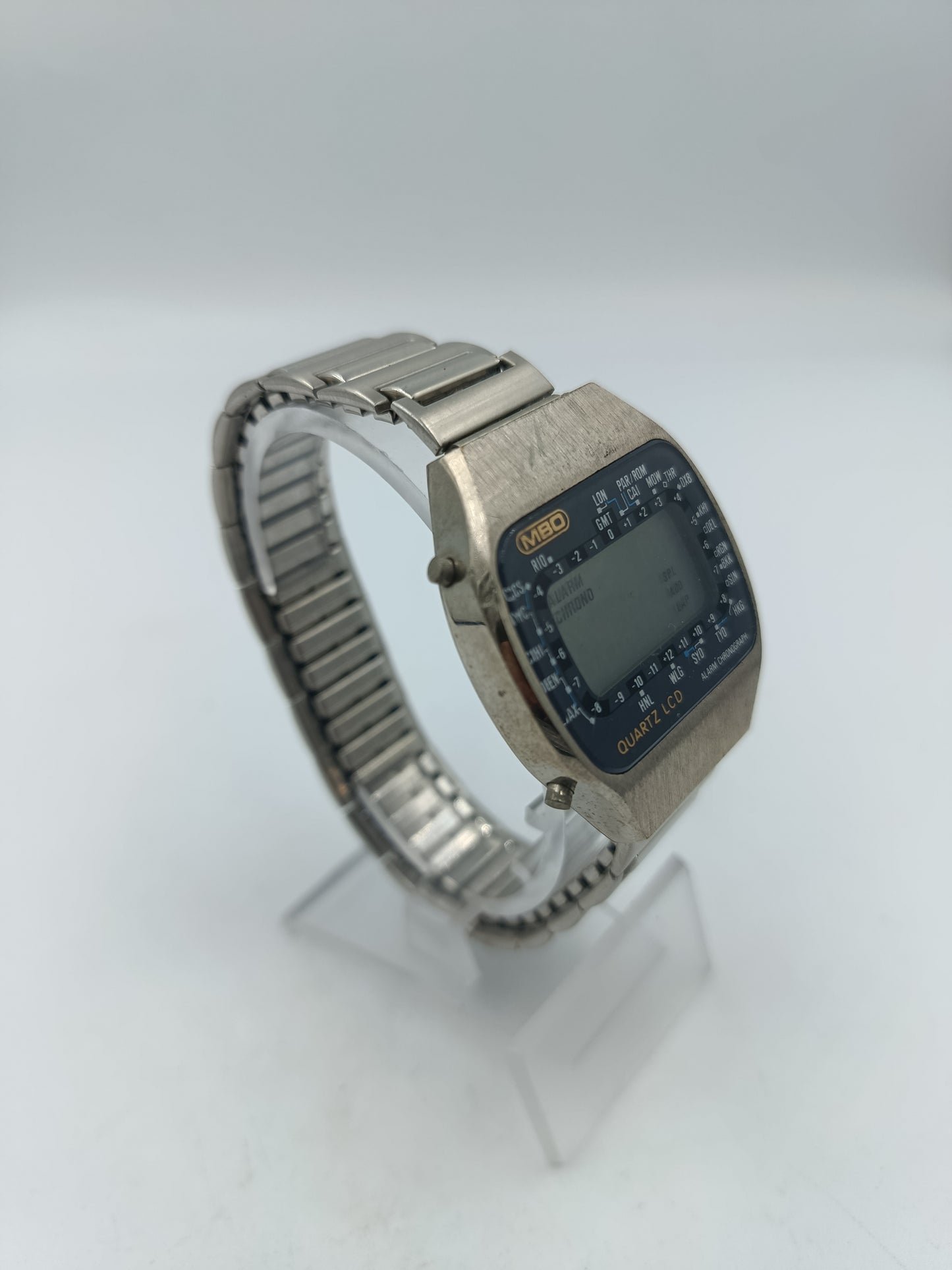 Vintage MBO Quartz LCD Digitaluhr Alarm Chronograph
