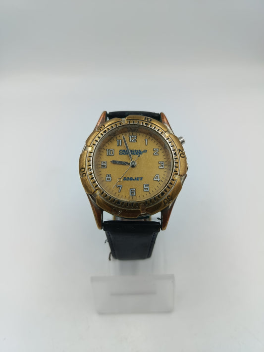 Fairchild Dornier 328JET Armbanduhr Vintage mit Lederband