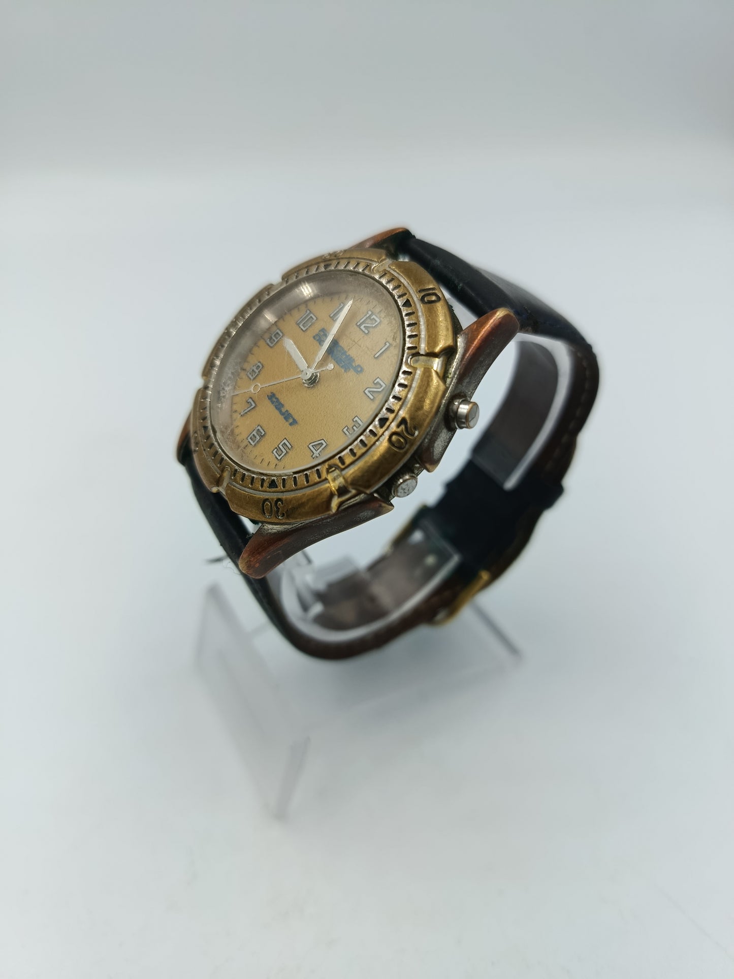 Fairchild Dornier 328JET Armbanduhr Vintage mit Lederband