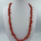 Rote Korallen Halskette mit echten Korallensplittern