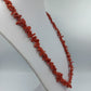 Rote Korallen Halskette mit echten Korallensplittern