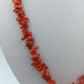 Rote Korallen Halskette mit echten Korallensplittern