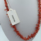 Rote Korallen Halskette mit echten Korallensplittern