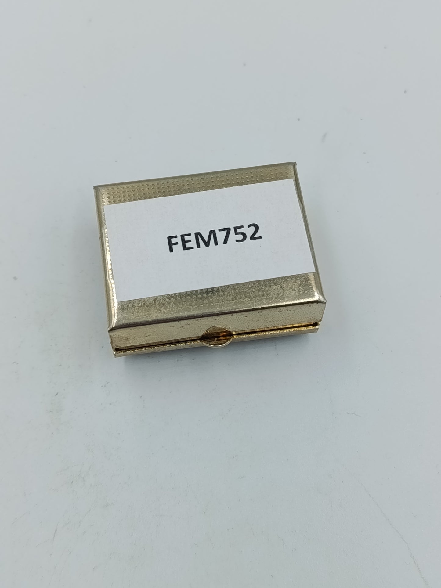 Vintage Emaille Dose mit Blumenmotiv Blau