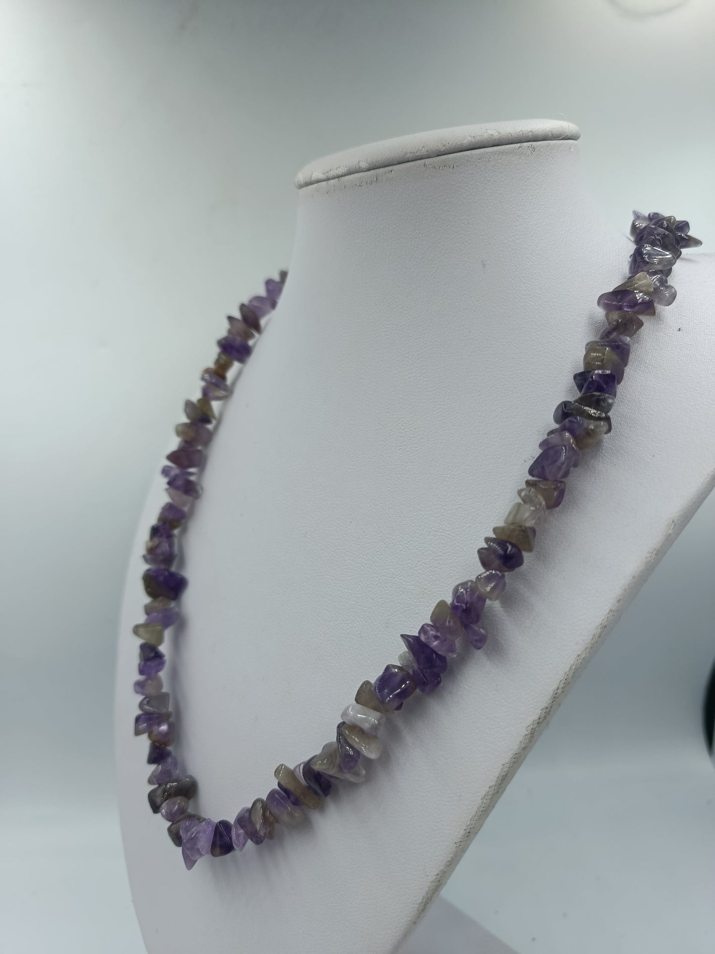 Amethyst Kette mit Naturstein Splittern