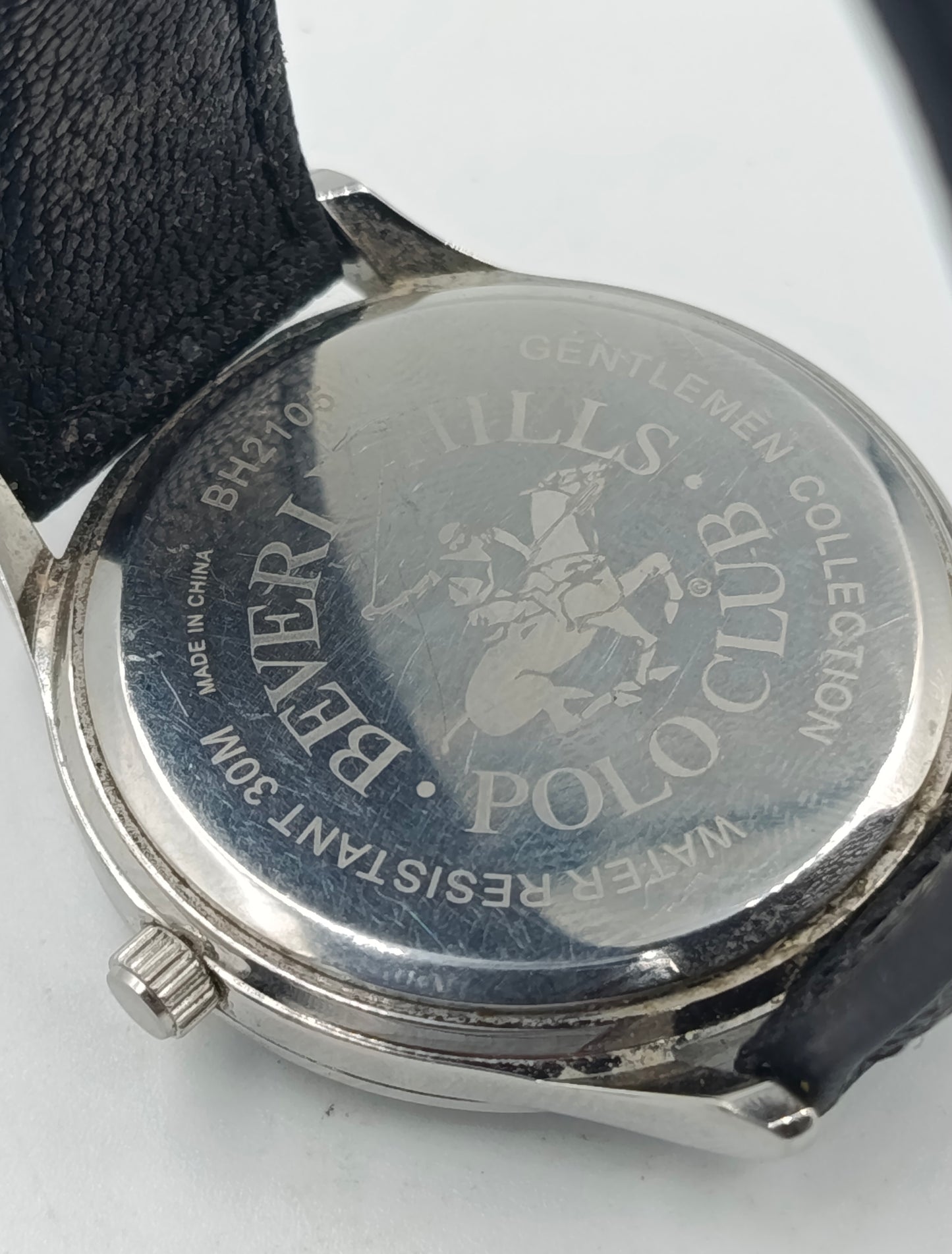 Beverly Hills Polo Club Herrenuhr silberfarben mit Datumsanzeige