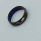 Antiker Cloisonné Ring bunt emailliert Größe 56