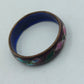Antiker Cloisonné Ring bunt emailliert Größe 56