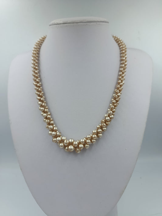 Perlenkette mit 835er Silberverschluss