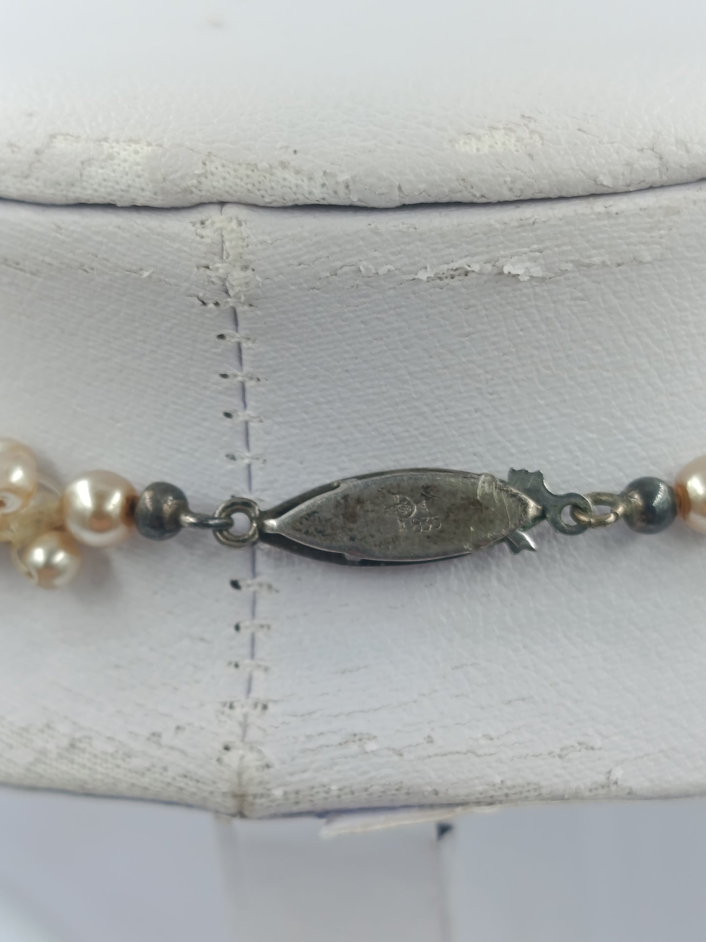 Perlenkette mit 835er Silberverschluss