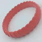 Vintage Armreif in Korallenrot strukturiertes Design
