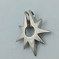 Silber Anhänger Sternform mit PL Stempel Modern Design