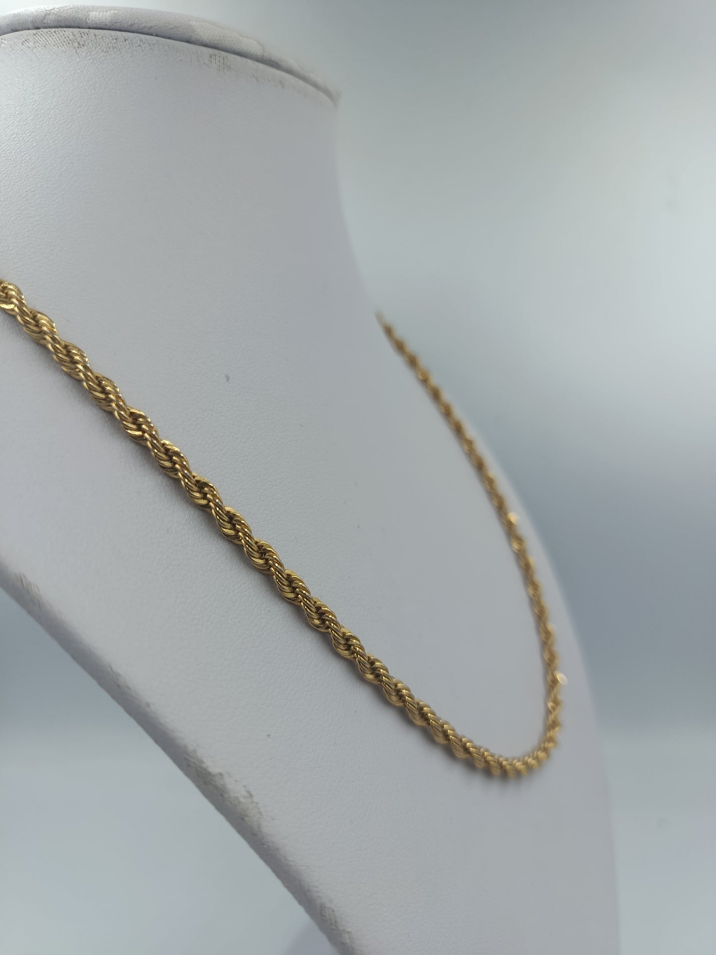 Napier goldfarbene Kordelkette Halskette klassisch elegant