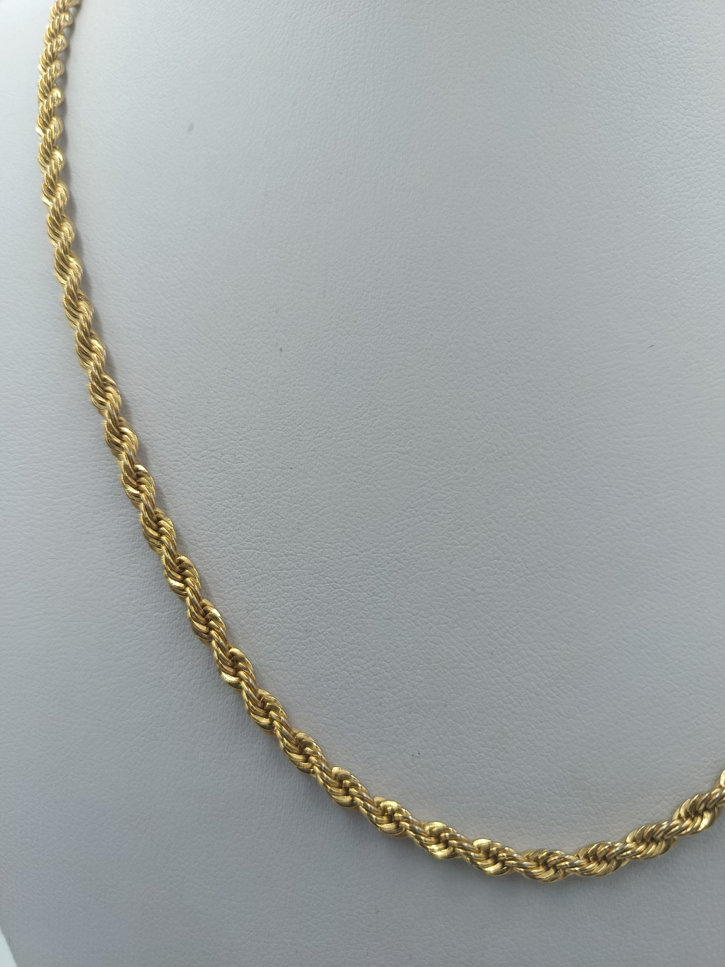 Napier goldfarbene Kordelkette Halskette klassisch elegant