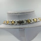 Edelstahl Halskette Bicolor Silber Gold Gliederkette Unisex