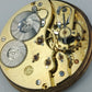 International Watch Co Taschenuhrwerk mit Emaille Zifferblatt