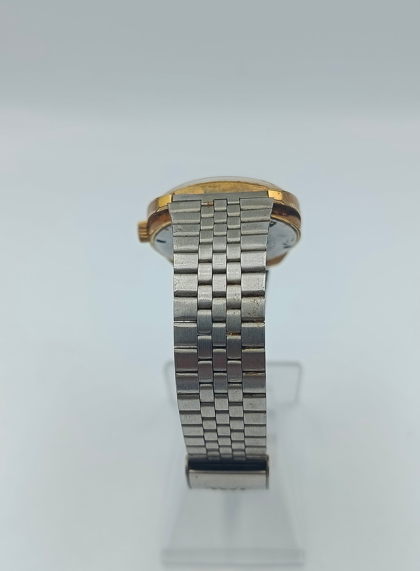 Dugena Classic Armbanduhr zweifarbig Vintage
