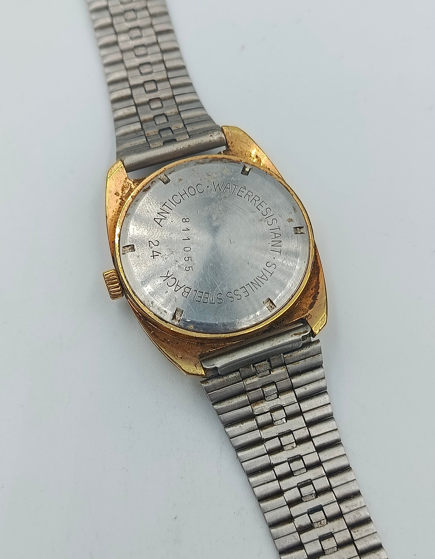 Dugena Classic Armbanduhr zweifarbig Vintage