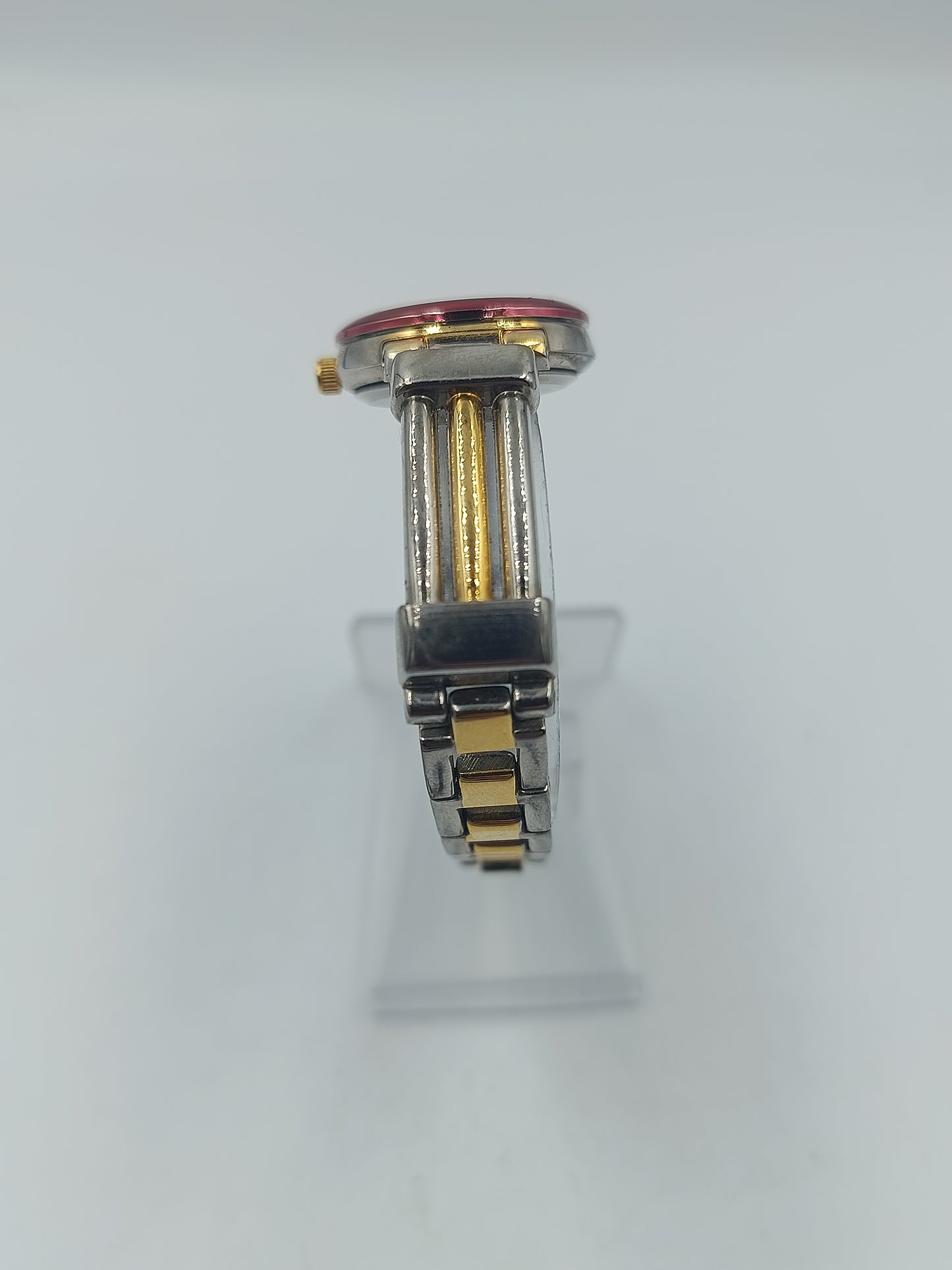 Irion Damen Armbanduhr rot lila silber gold Quartz