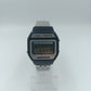 Casio Digitaluhr Melody Alarm Silber schwarz Vintage Retro Design