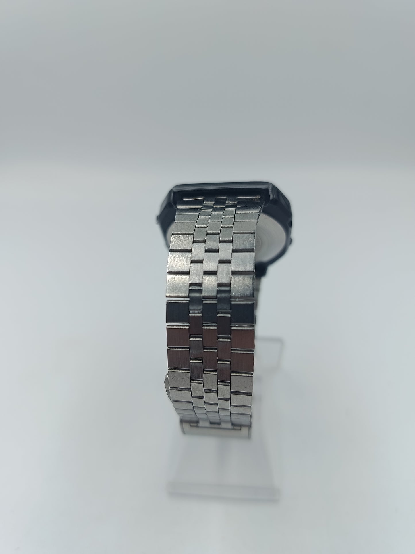 Casio Digitaluhr Melody Alarm Silber schwarz Vintage Retro Design