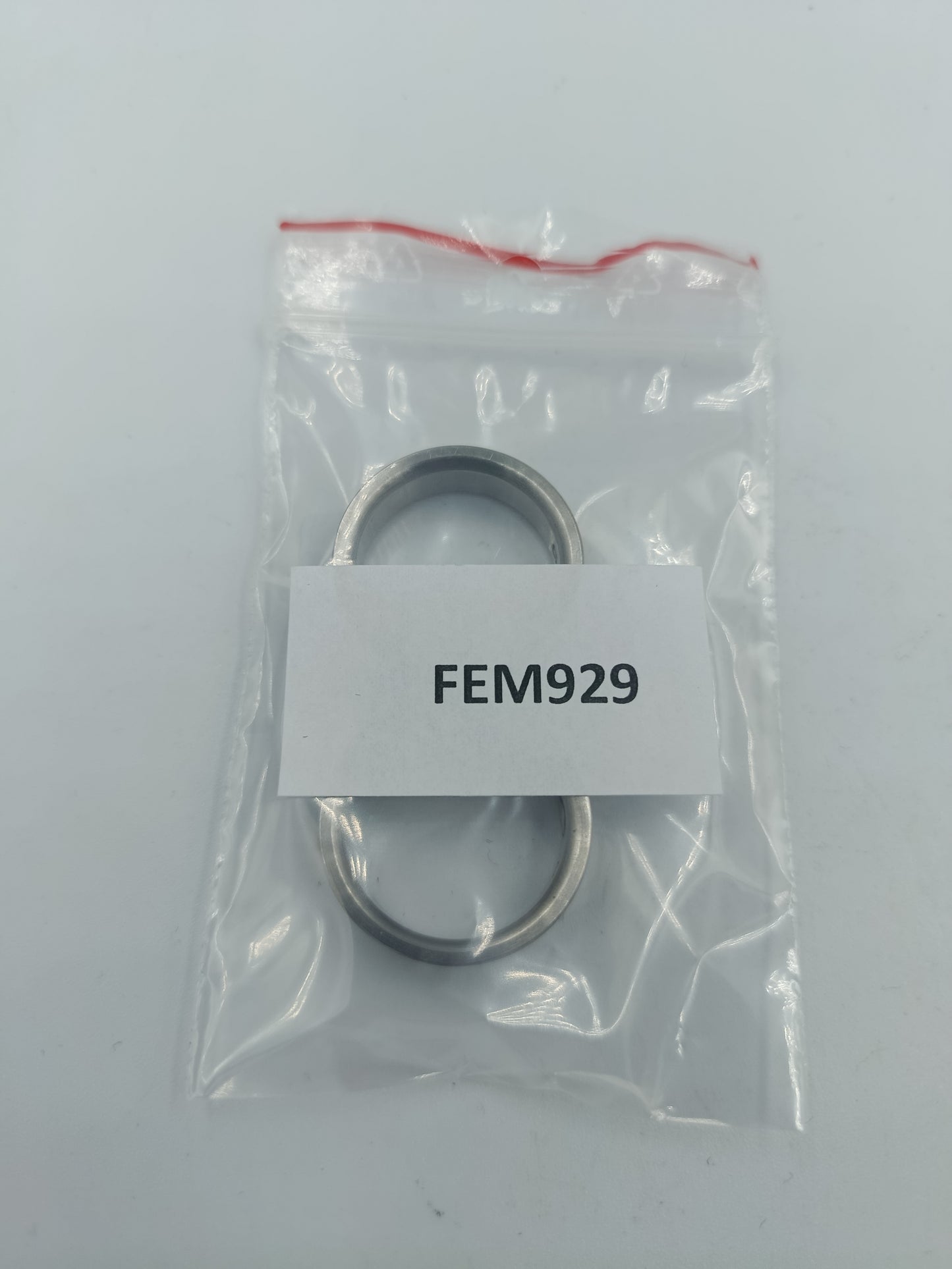 Ring Set Edelstahl silber schwarz matt modern Gr 59