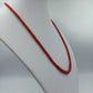 Korallenkette rot rund 45cm Vintage elegant