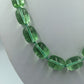 Vintage Glasperlenkette Grün 50cm Statement Schmuck